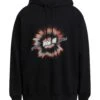 MSGM Black Men‘s Hooded Sweatshirt