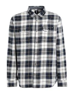 VANS MN SYCAMORE Navy Blue Men‘s Checked Shirt