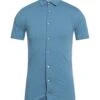 STEFAN BRANDT Pastel Blue Men‘s Solid Color Shirt