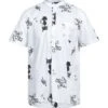 ALESSANDRO DELL'ACQUA White Men‘s Patterned Shirt -VibeWear Store 10074954wm 14 f