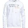 NORTH SAILS White Men‘s Hooded Sweatshirt