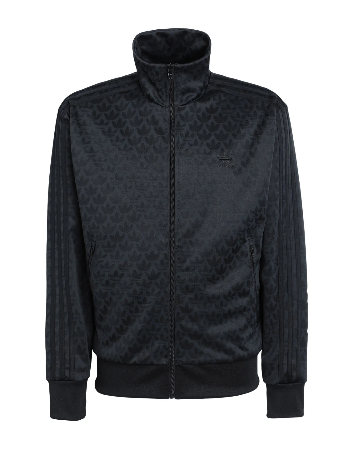 ADIDAS ORIGINALS Graphics Monogram Tracktop Black Men‘s Sweatshirt 3 ADIDAS ORIGINALS Graphics Monogram Tracktop Black Men‘s Sweatshirt