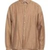 MOOD_ONE Camel Men‘s Linen Shirt