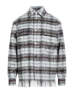 AMIRI Sky Blue Men‘s Checked Shirt