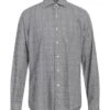 ORIAN Grey Men‘s Checked Shirt
