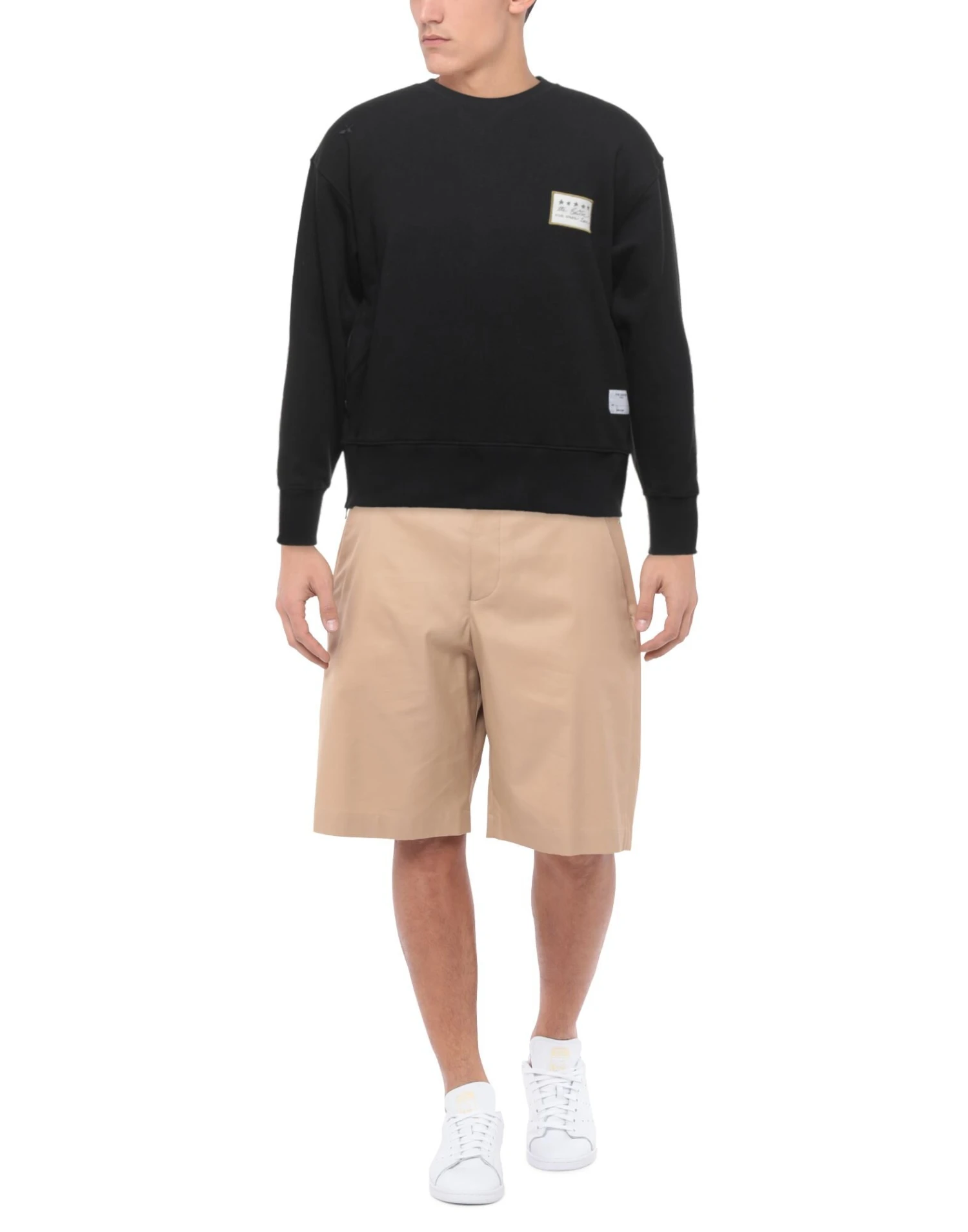 THE EDITOR Black Men‘s Sweatshirt 4 THE EDITOR Black Men‘s Sweatshirt - Image 2