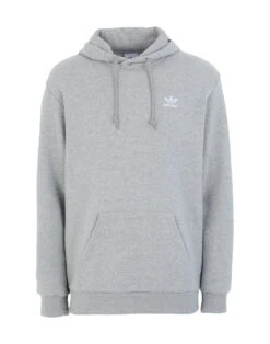 ADIDAS ORIGINALS ESSENTIAL HOODY Grey Men‘s Hooded Sweatshirt