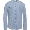BERNA Blue Men‘s Checked Shirt -VibeWear Store 12618244kx 14 f