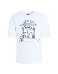 PAS DE MER DROPOUT T-SHIRT White Men‘s T-shirt