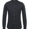 MAURO GRIFONI Black Men‘s Solid Color Shirt