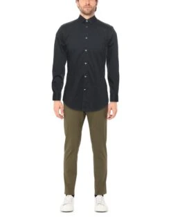 MAURO GRIFONI Black Men‘s Solid Color Shirt 5 MAURO GRIFONI Black Men‘s Solid Color Shirt -VibeWear Store 12674867ba 14 r