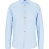 AGLINI Sky Blue Men‘s Solid Color Shirt -VibeWear Store 12779980ie 14 f