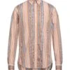 HARMONT&BLAINE Apricot Men‘s Striped Shirt -VibeWear Store 12782081ui 14 f