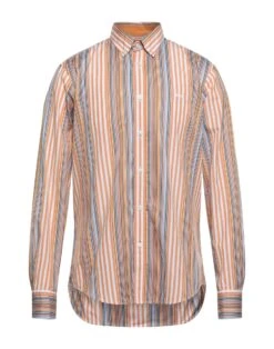 HARMONT&BLAINE Apricot Men‘s Striped Shirt