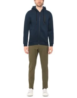 SSEINSE Midnight Blue Men‘s Hooded Sweatshirt -VibeWear Store 12782835xh 14 r