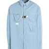LC23 LONG SLEEVE NYLON SHIRT Slate Blue Men‘s