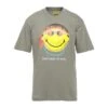MARKET SMILEY DON'T HAPPY, BE WORRY T-SHIRT Military Green Men‘s T-shirt