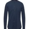 XACUS Midnight Blue Men‘s Solid Color Shirt