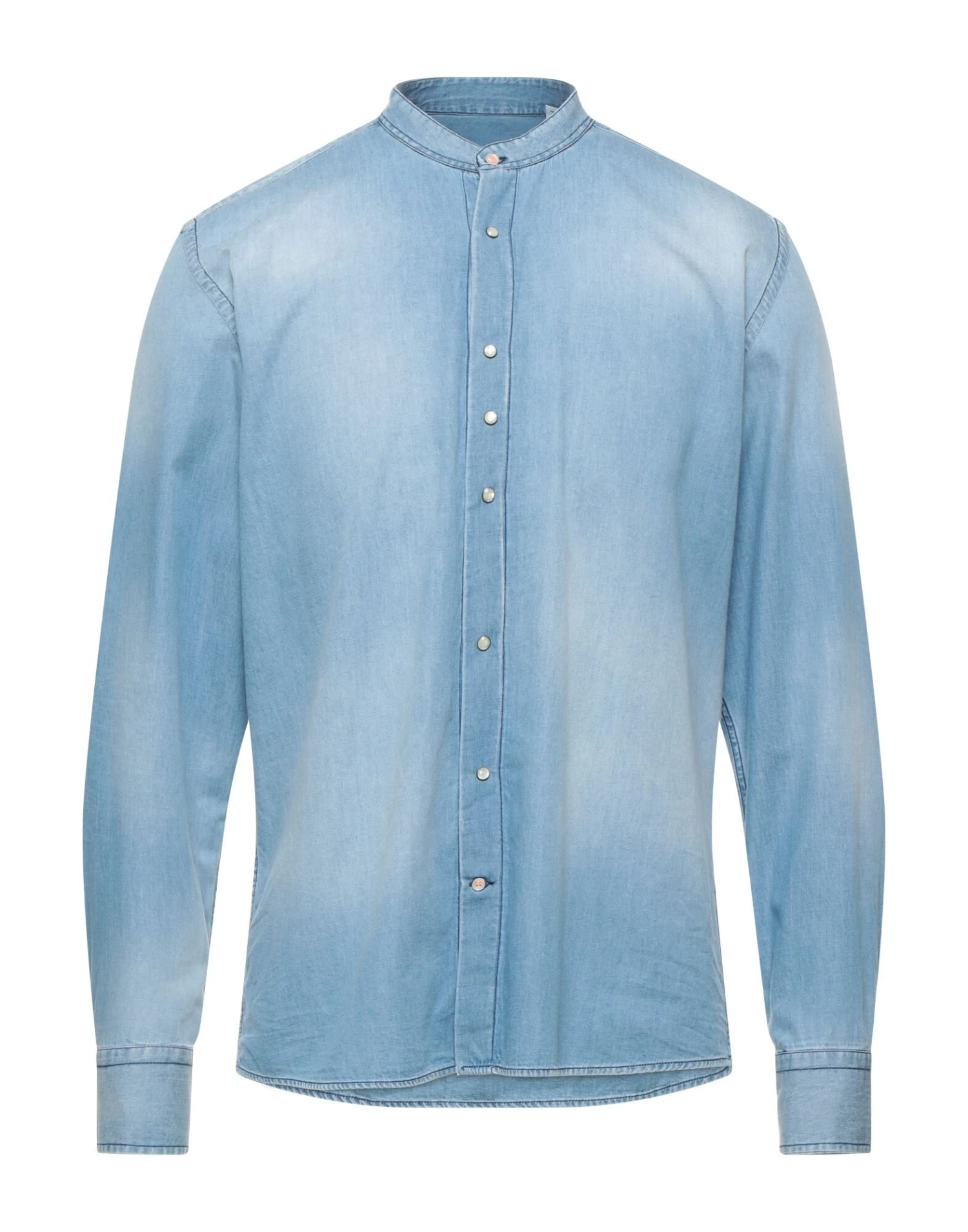 PMDS PREMIUM MOOD DENIM SUPERIOR Blue Men‘s Denim Shirt 3 PMDS PREMIUM MOOD DENIM SUPERIOR Blue Men‘s Denim Shirt