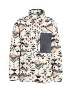 COLUMBIA Mountainside Printed Ful Ivory Men‘s Sweatshirt