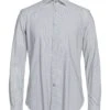 ALLEY DOCKS 963 Light Grey Men‘s Patterned Shirt 1 ALLEY DOCKS 963 Light Grey Men‘s Patterned Shirt -VibeWear Store 12971749io 14 f