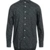 DOPPIAA Black Men‘s Patterned Shirt -VibeWear Store 12980392sa 14 f
