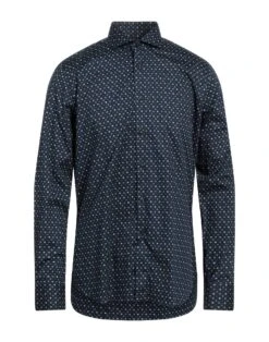 ALEA Midnight Blue Men‘s Patterned Shirt