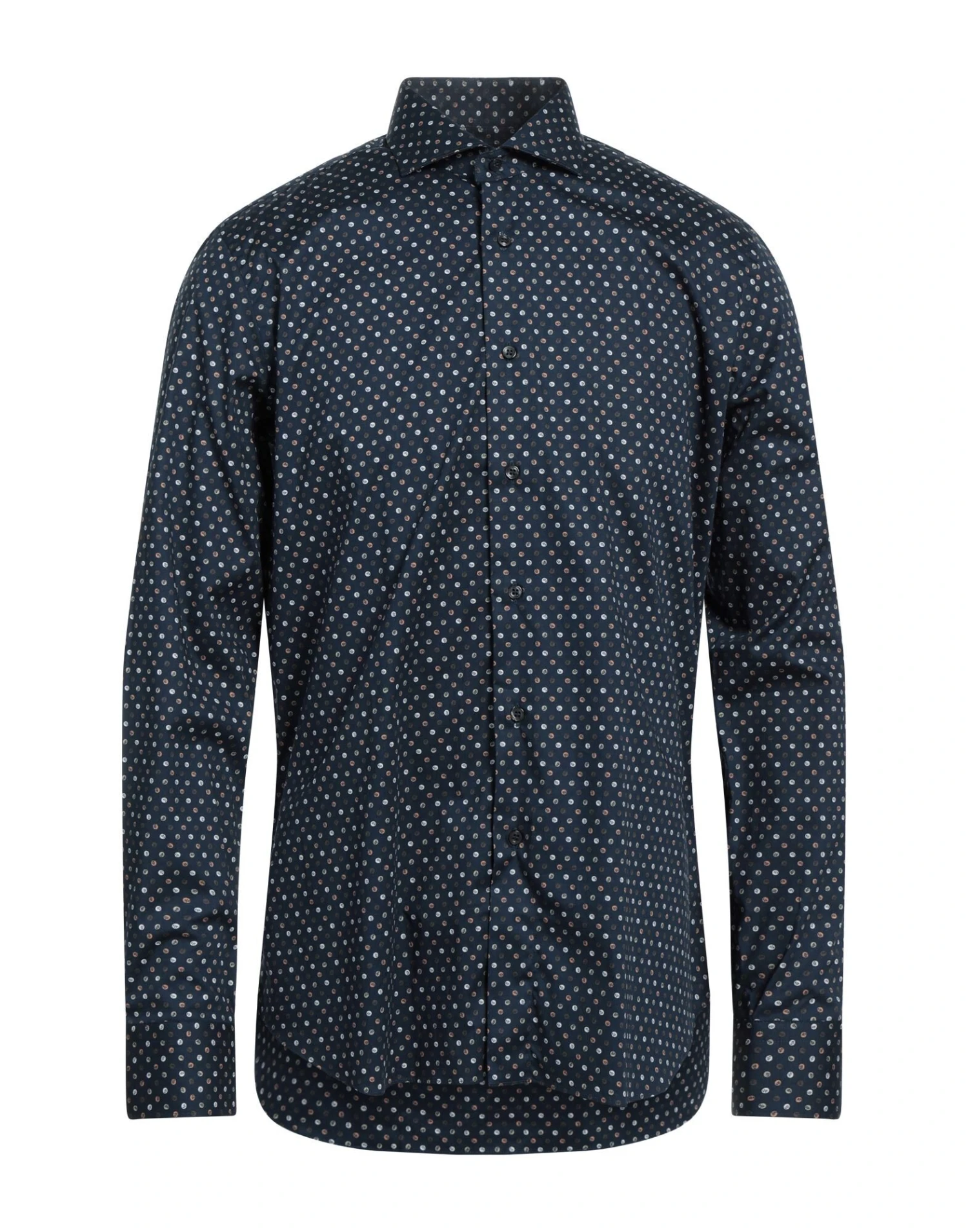 ALEA Midnight Blue Men‘s Patterned Shirt 3 ALEA Midnight Blue Men‘s Patterned Shirt