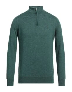 BILLIONAIRE Green Men‘s Sweater With Zip