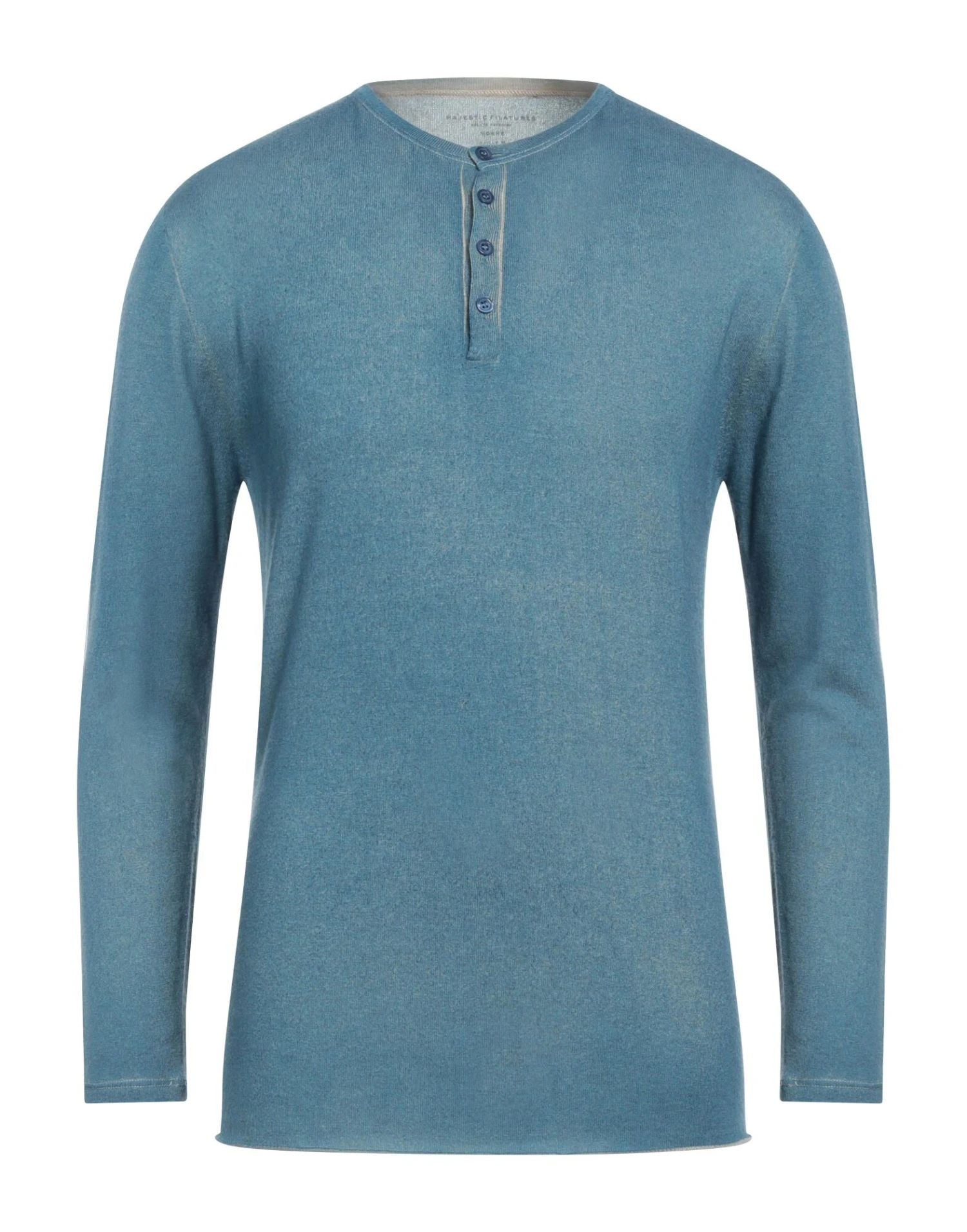 MAJESTIC FILATURES Pastel Blue Men‘s Cashmere Blend 3 MAJESTIC FILATURES Pastel Blue Men‘s Cashmere Blend