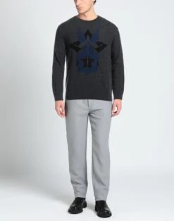 VALENTINO GARAVANI Steel Grey Men‘s Sweater -VibeWear Store 14320863hd 14 r