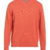 AVIREX Orange Men‘s Sweater -VibeWear Store 14347273ud 14 f