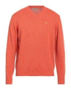 AVIREX Orange Men‘s Sweater