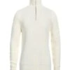 DANIELE FIESOLI Ivory Men‘s Sweater With Zip -VibeWear Store 14355593iq 14 f