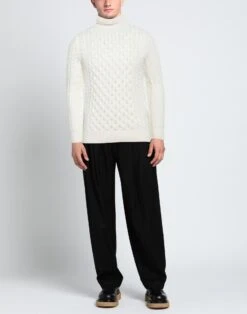 DOLCE & GABBANA Ivory Men‘s Turtleneck -VibeWear Store 14357683kw 14 r