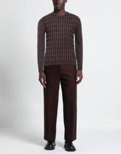 SSEINSE Brown Men‘s Sweater -VibeWear Store 14373126if 14 r