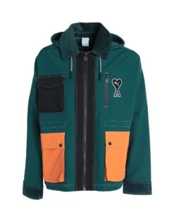 PUMA X AMI ALEXANDRE MATTIUSSI PUMA X AMI Jacket Deep Jade Men‘s Jacket
