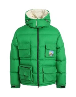 LC23 MULTIPOCKET DOWN JACKET Green Men‘s Shell Jacket