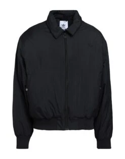 ADIDAS ORIGINALS PREMIUM ESSENTIALS CRINKLE NYLON JACKET Black Men‘s Jacket