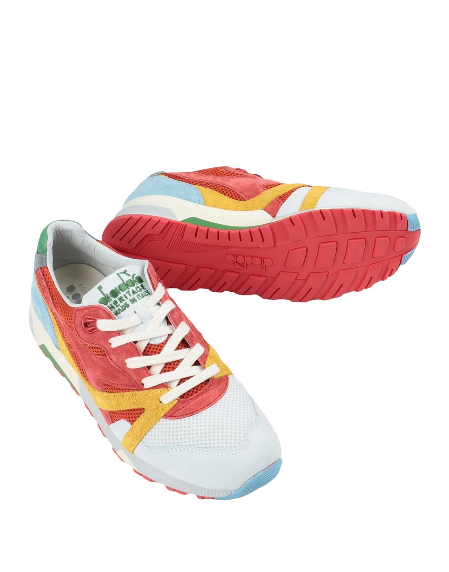 DIADORA HERITAGE N9000 SICILIA ITALIA Coral Men‘s Sneakers 4 DIADORA HERITAGE N9000 SICILIA ITALIA Coral Men‘s Sneakers - Image 2