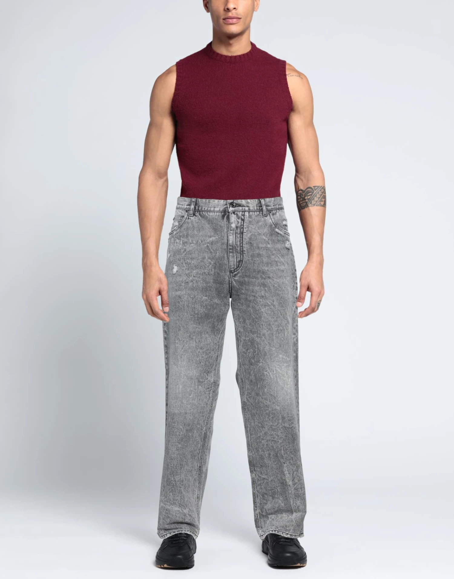 DOLCE & GABBANA Grey Men‘s Denim Pants 4 DOLCE & GABBANA Grey Men‘s Denim Pants - Image 2
