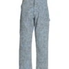 LC23 WORK PRINTED DENIM TROUSERS Blue Men‘s Denim Pants -VibeWear Store 30096713ga 14 f