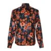 FAUSTO PUGLISI Black Men‘s Patterned Shirt -VibeWear Store 38692629hk 14 f