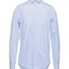 DRUMOHR Sky Blue Men‘s Striped Shirt -VibeWear Store 38781250tw 14 f