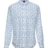 AT.P.CO White Men‘s Patterned Shirt 1 AT.P.CO White Men‘s Patterned Shirt -VibeWear Store 38883564uo 14 f
