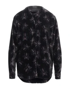 EMPORIO ARMANI Black Men‘s Patterned Shirt