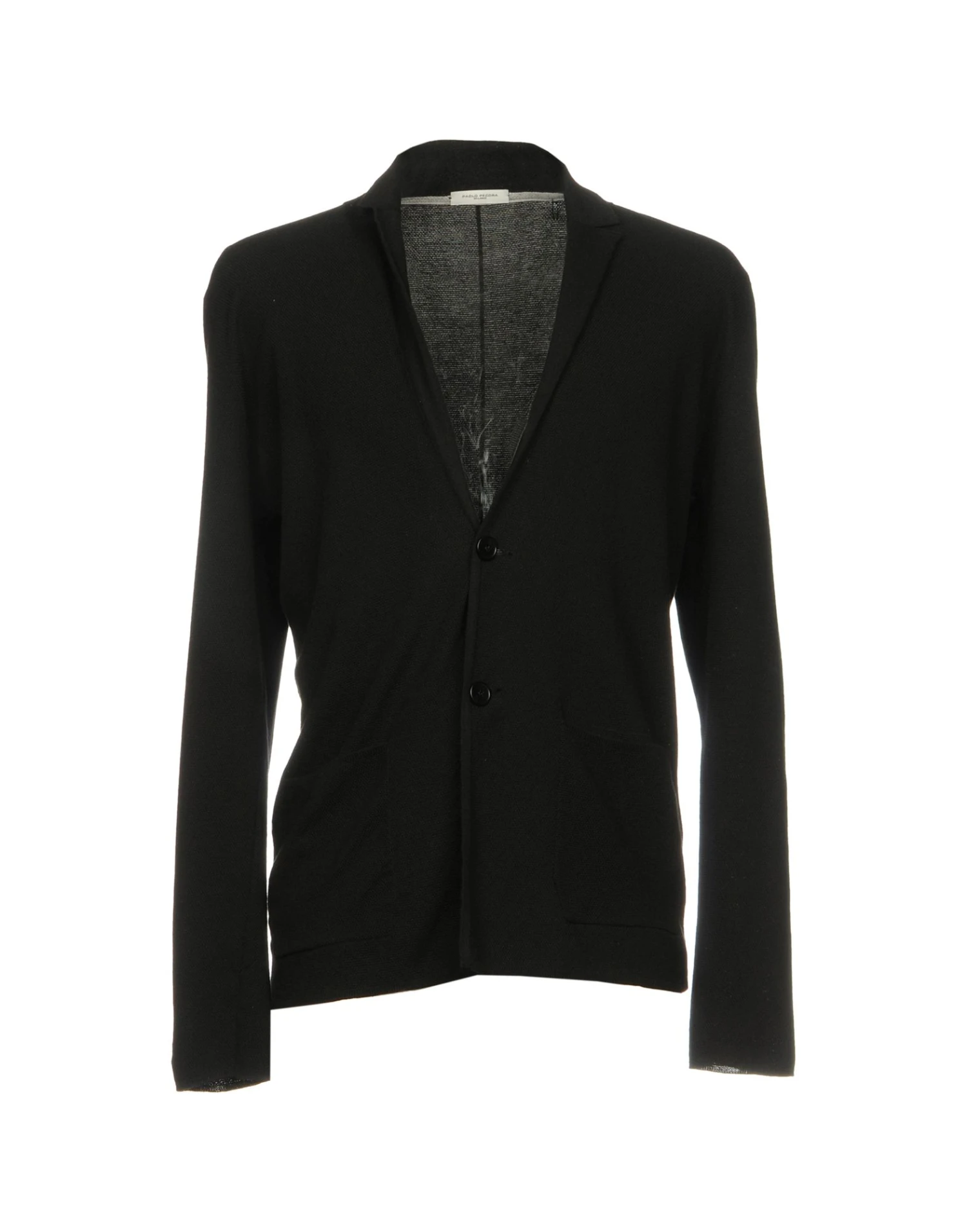 PAOLO PECORA Black Men‘s Cardigan 3 PAOLO PECORA Black Men‘s Cardigan