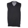 LA FILERIA Black Men‘s Sleeveless Sweater