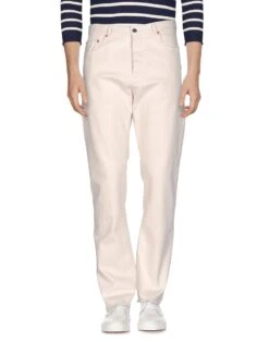 VALENTINO GARAVANI Ivory Men‘s Denim Pants