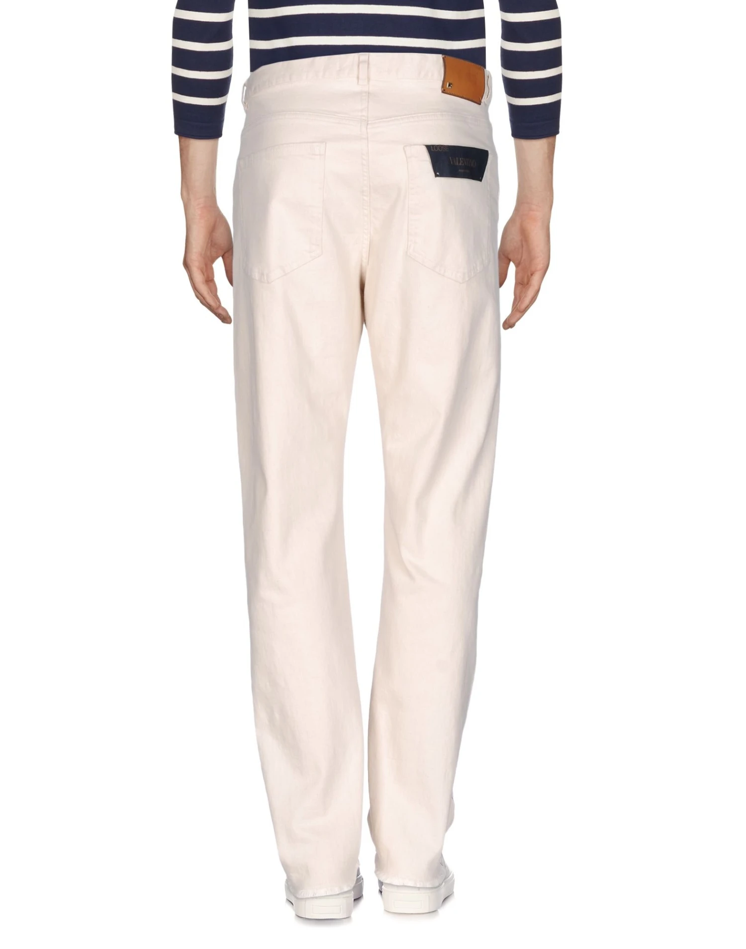 VALENTINO GARAVANI Ivory Men‘s Denim Pants 4 VALENTINO GARAVANI Ivory Men‘s Denim Pants - Image 2